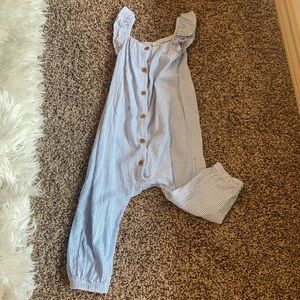 Toddler girl linen pant romper, used like new.